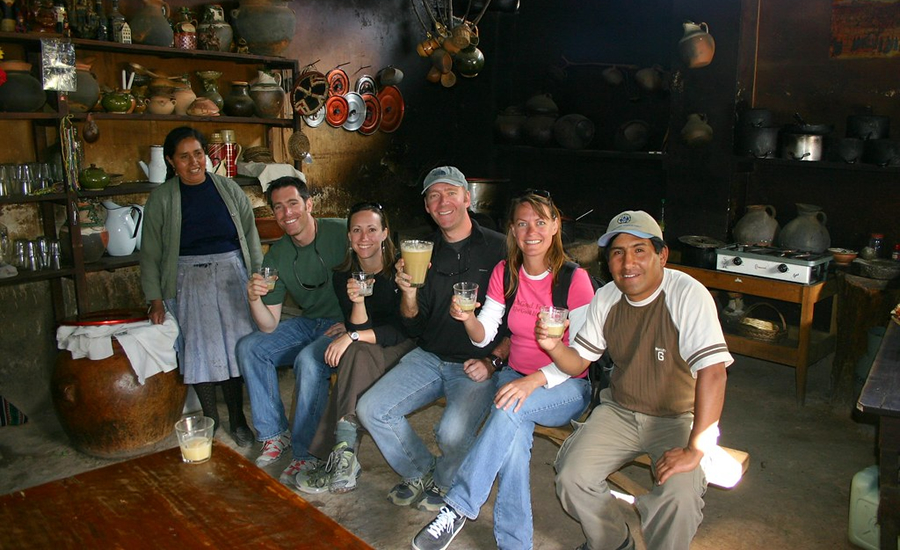 Moray Tours - Making Chicha beer